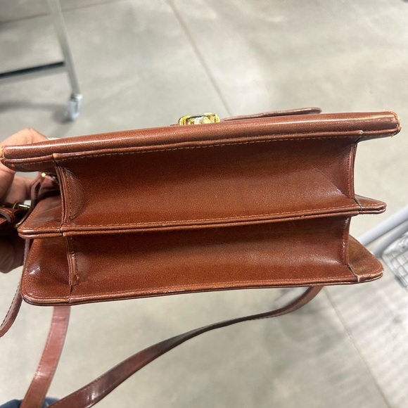 Moda Italia Brown Leather Crossbody Bag - Picture 4 of 5